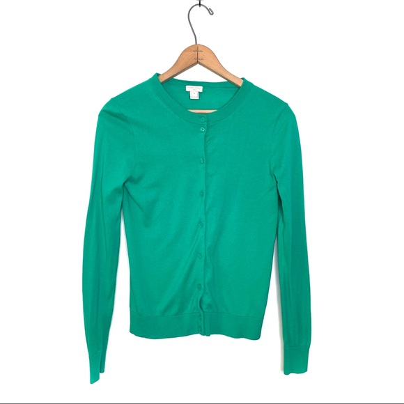 J. Crew Sweaters - J. Crew | The Caryn Cardigan Sweater Green